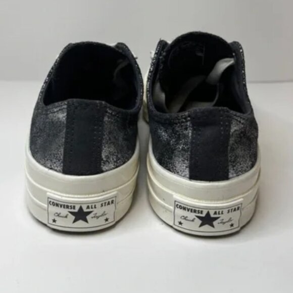 Dark Silver Size 5.5 Converse Chuck 70 Ox Men’s Sneakers Sparkly - Picture 5 of 8